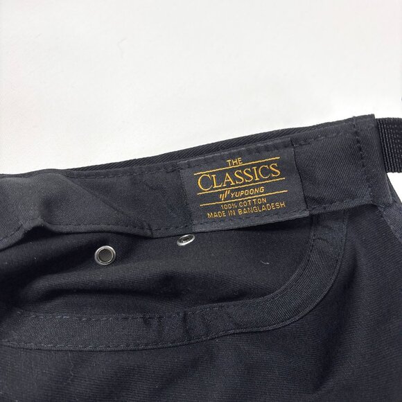 Shimano Back Black 5-Panel Strapback Cap Hat Japan Cycling Fishing Equipment - Picture 7 of 8